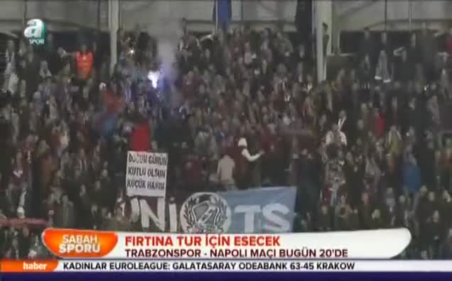 Fırtına tur için esecek