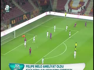 Galatasaray'da Felipe Melo şoku!
