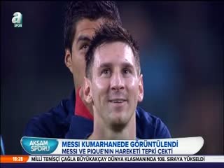 Messi kumarhanede yakalandı!