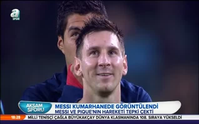 Messi kumarhanede yakalandı!