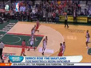 Derrick Rose yine sakatlandı!