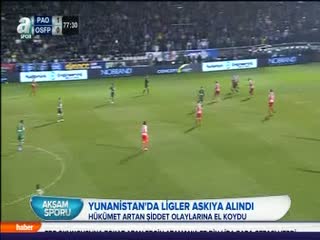 Yunanistan'da ligler askıya alındı!