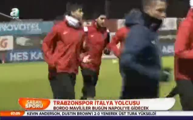 Trabzonspor İtalya yolcusu