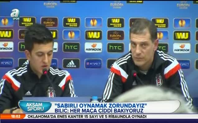Bilic: "Sabırlı oynamak zorundayız"