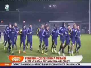 Fenerbahçe'de Konya mesaisi