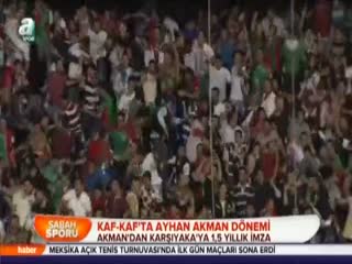 Ayhan Akman dönemi başladı