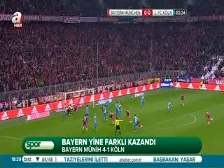 Bayern yine farklı kazandı!