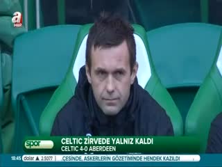 Celtic zirvede yalnız kaldı!