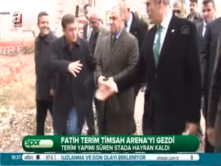 Fatih Terim Timsah Arena'yı gezdi!