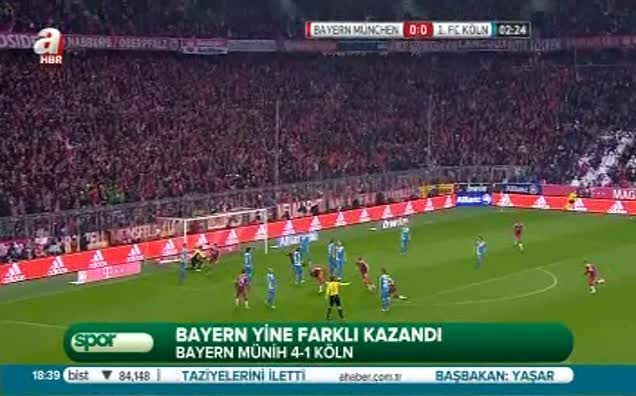 Bayern yine farklı kazandı!