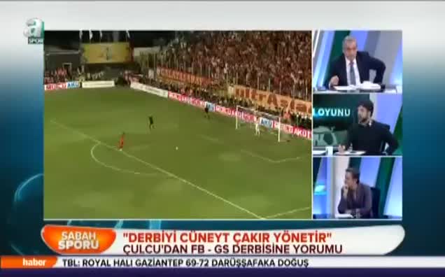 "Derbiyi Cüneyt Çakır yönetir"