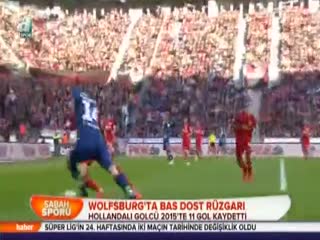 Wolfsburg'ta Bas Dost rüzgarı