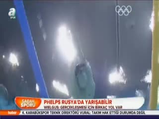 Phelps Rusya'da yarışabilir