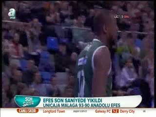 Anadolu Efes son saniyede yıkıldı!