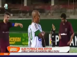 Alex futbola veda ediyor