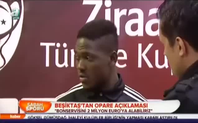 Beşiktaş'tan Opare açıklaması