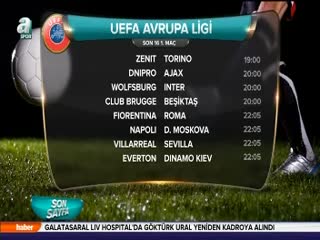 UEFA Avrupa Ligi'nde gecenin programı!