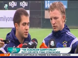 Kuyt: Tek hedef şampiyonluk