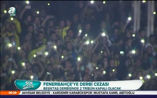 Fenerbahçe'ye tribün cezası!