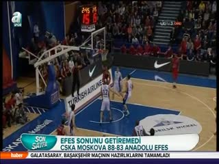 Anadolu Efes sonunu getiremedi!