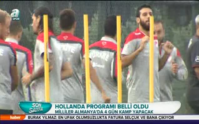 Hollanda programı belli oldu!