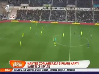 Nantes zorlansa da 3 puanı kaptı