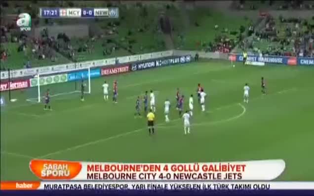 Melbourne zorlanmadı