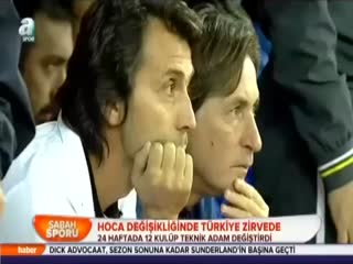 Hoca değişikliğinde Türkiye zirvede