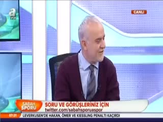 Canlı yayında duygusal anlar!