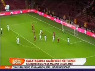 Galatasaray galibiyete kilitlendi