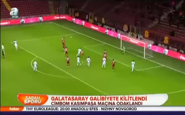 Galatasaray galibiyete kilitlendi