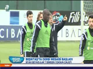 Beşiktaş'ta derbi mesaisi başladı!