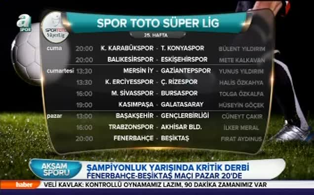 Derbinin hakemi belli oldu!