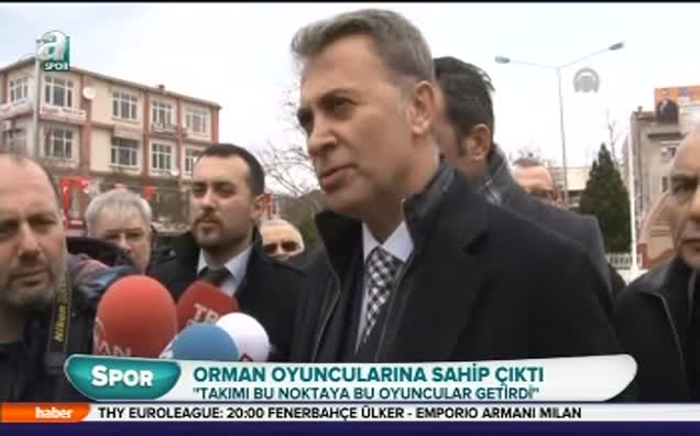 Fikret Orman takıma sahip çıktı!