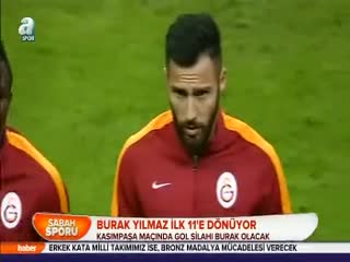 Burak Yılmaz ilk 11'e dönüyor
