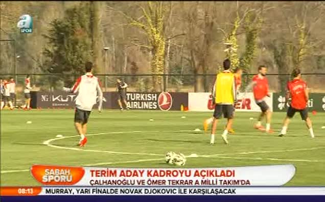 Terim aday kadroyu açıkladı