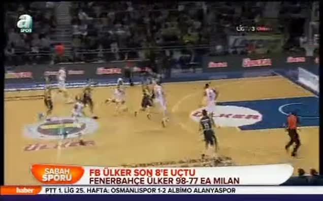 FB Ülker son 8'e uçtu