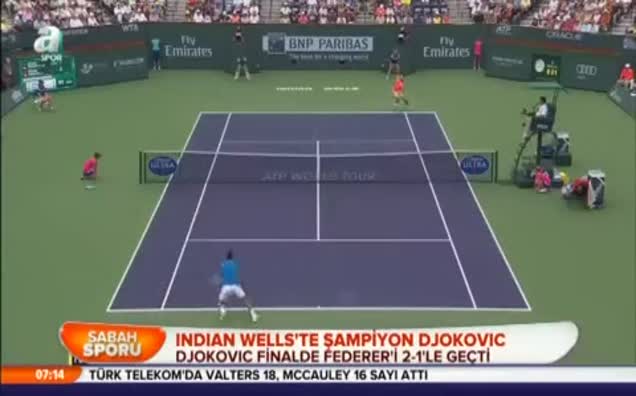 Indian Wells'te şampiyon Djokovic