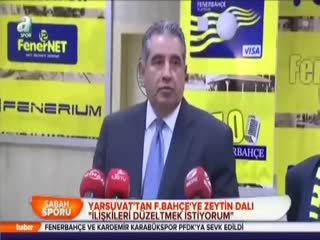 Yarsuvat'tan F.Bahçe'ye zeytin dalı