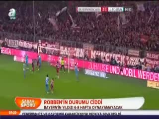 Robben'in durumu ciddi