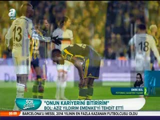 Yıldırım'dan Emenike'ye tehdit!