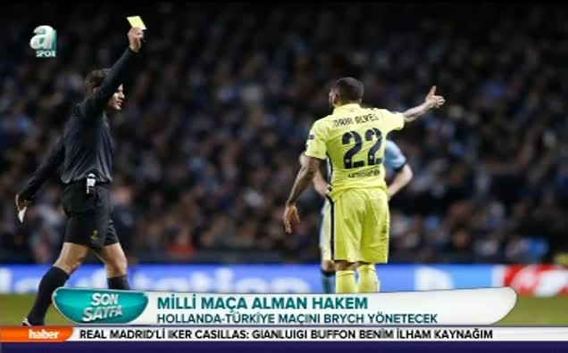 Milli maça Alman hakem!