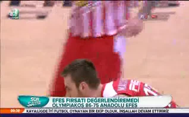 Anadolu Efes fırsat kaçırdı!