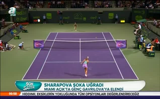 Sharapova şoka uğradı!