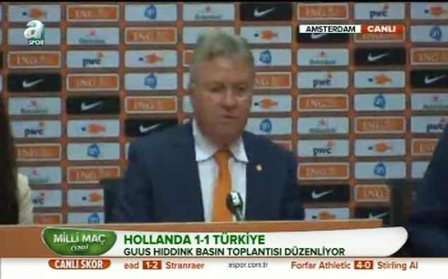 Guus Hiddink’ten itiraf geldi