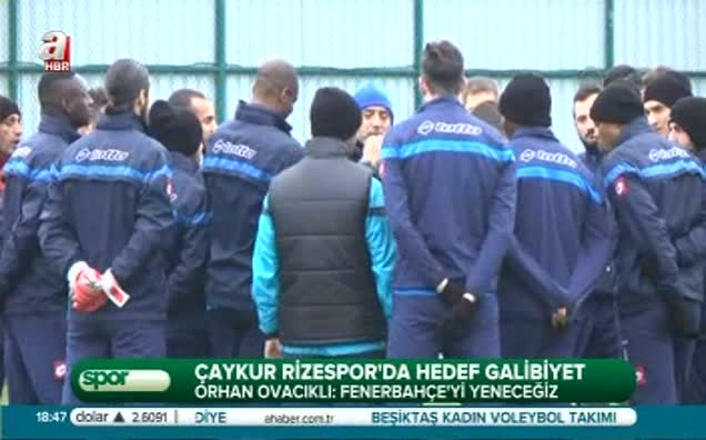 Rize'de hedef galibiyet!