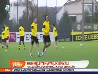 Hummels'ten ayrılık sinyali