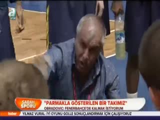 "Parmakla gösterilen bir takımız"