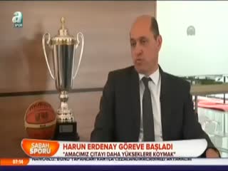 Harun Erdenay göreve başladı