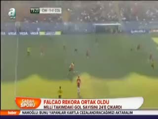 Falcao rekora ortak oldu
